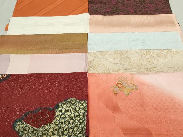 平和屋着物★和装小物　帯揚げ10枚セット　正絹　逸品　DAAV8207by