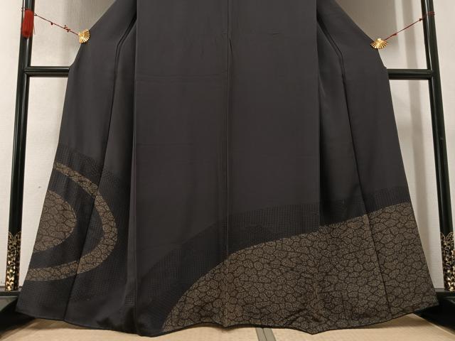 平和屋着物○訪問着 中国三大刺繍 スワトウ刺繍 汕頭刺繍 丸に