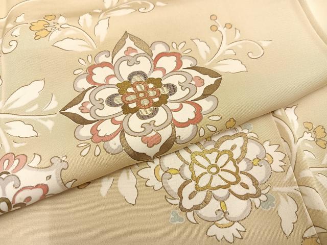 平和屋着物○創業460年・千總 訪問着 花唐草文 金彩 正絹