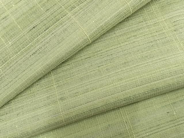 平和屋着物▽紅花紬　米沢　単衣　霞文　反端付き　正絹　逸品　AABB2395fy_6