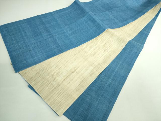 平和屋着物■極上　夏物　竺仙　両面　全通柄　京袋帯　麻　逸品　未使用　DZAB0684kh5_6