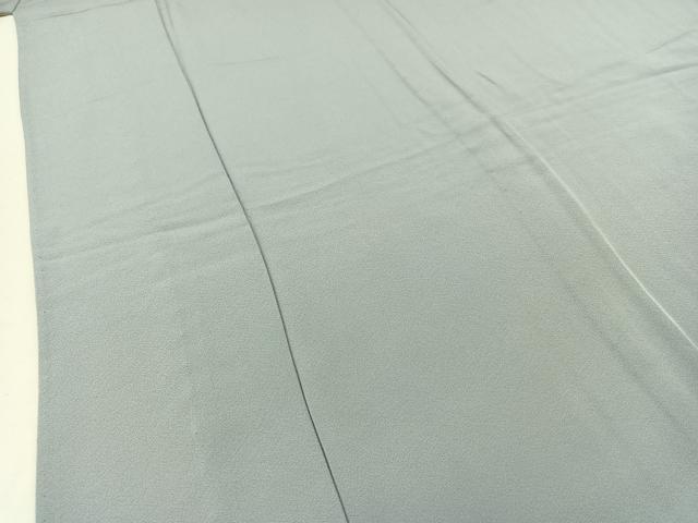 平和屋着物▽上質な色無地 単衣 秘色色 正絹 逸品 AABC0708jh