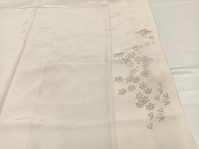 平和屋着物○訪問着 刺繍 舞花文 暈し染め 正絹 逸品 AABC1742ph