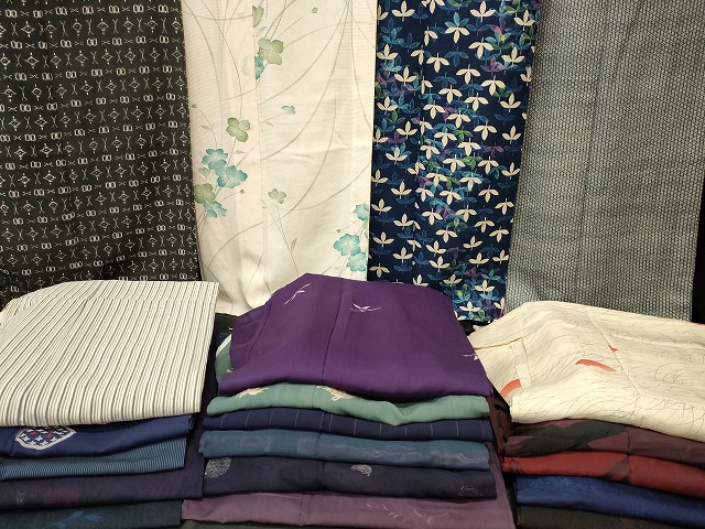 平和屋本店■夏物 小紋 絽 紗 まとめて20点 鶴 花柄 ろうけつ染め 型染め 着用可能多数 全て正絹 se3726