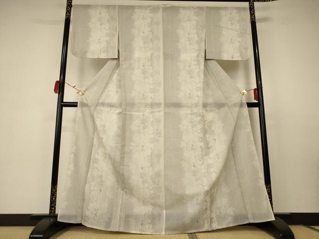 平和屋着物＊夏物 本場大島紬 夏大島 蔦の葉間道 正絹 逸品