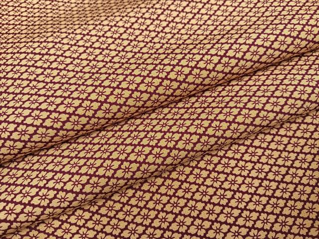 平和屋着物●江戸小紋　花菱文　正絹　逸品　AABC2582ph