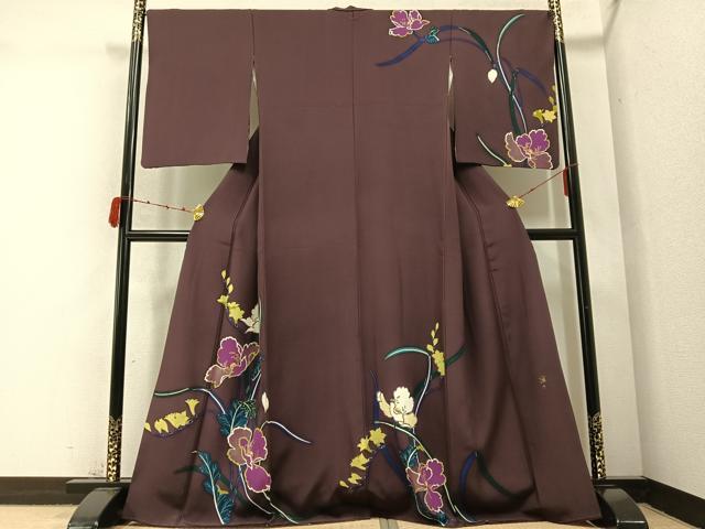 平和屋着物●訪問着　作家物　金彩　正絹　逸品　AABC3377ph