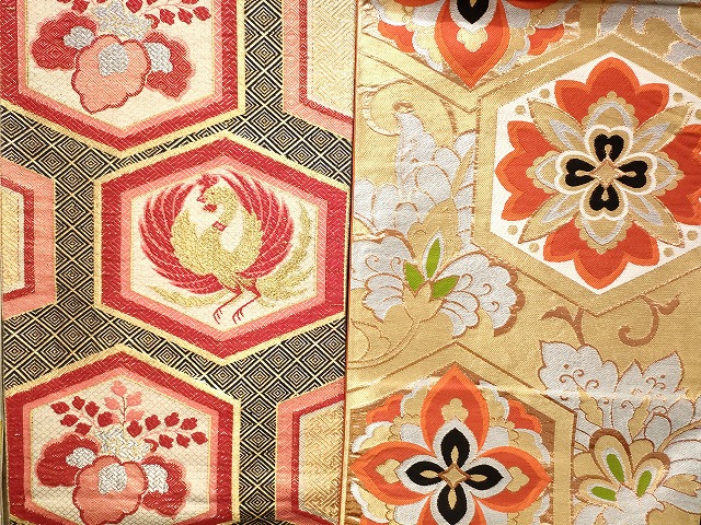 平和屋本店□袋帯 西陣 まとめて100点 鳳凰 向かい鶴 蝶 更紗 花