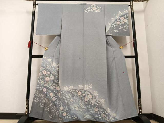 平和屋着物●訪問着　作家物　辻が花　暈し染め　正絹　逸品　AABC6806ph