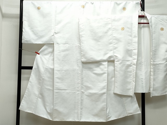 平和屋着物●男性　色紋付　羽織セット　洗える着物　CAAZ1183vf