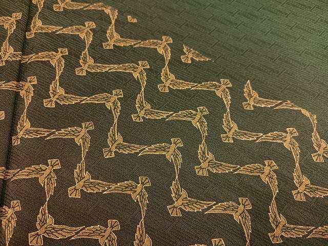 平和屋着物○染色作家 斉藤三才 訪問着 三才鳥 金彩 正絹 逸品 AABC6864ph