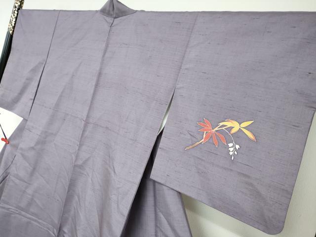 平和屋着物○本加賀友禅作家 成竹登茂男 訪問着 白山紬