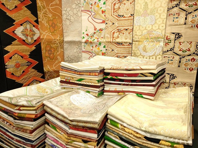 平和屋本店■袋帯 西陣 まとめて100点 鳳凰 向かい鶴 松竹梅 花柄 宝相華 楽器 駒刺繍 佐賀錦 金銀糸 など 未使用品あり 全て正絹 se3766