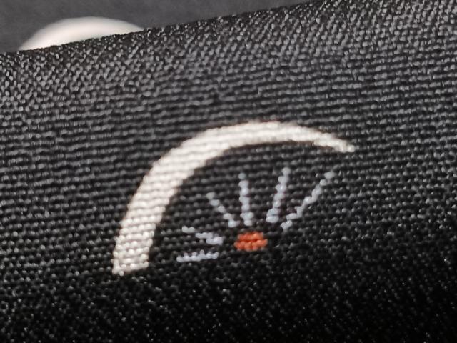 平和屋着物▽小紋 単衣 扇面文 黒地 洗える着物 AABC3915fy