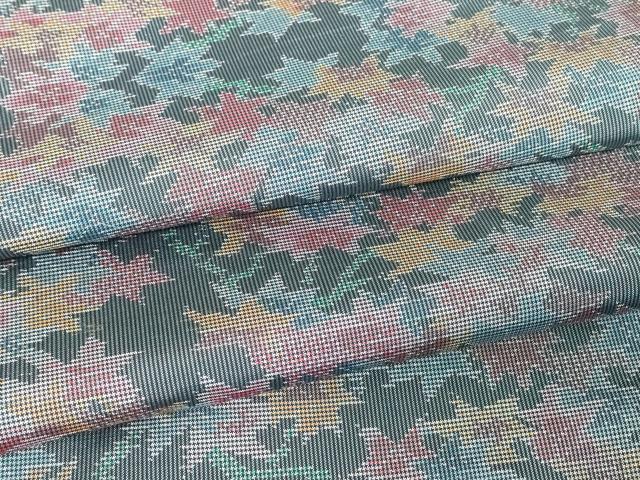 平和屋着物●本場大島紬　7マルキ　楓文　正絹　逸品　DAAY9222az