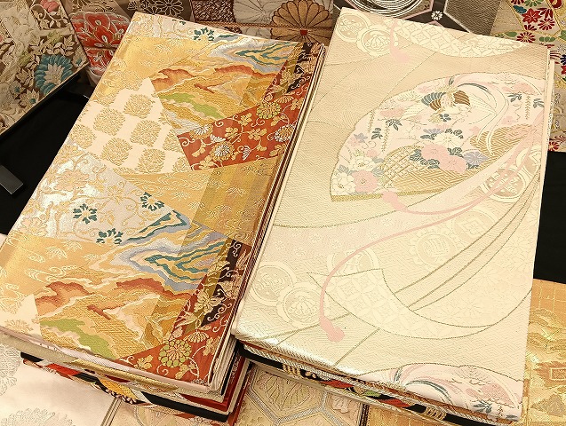 平和屋着物□袋帯 西陣 まとめて100点 鳳凰 鶴 鳥 向かい蝶 風景