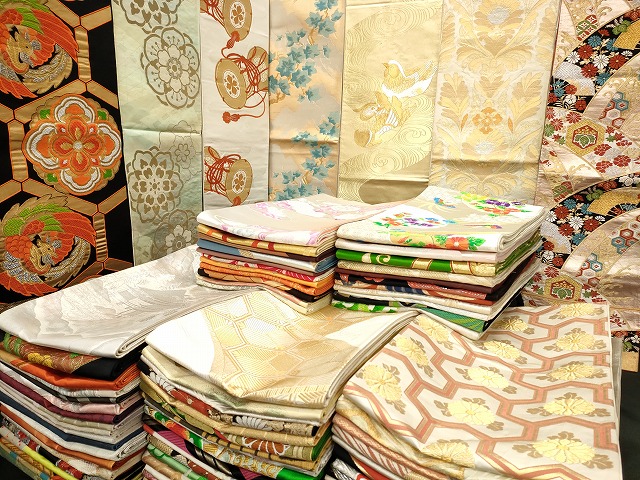 平和屋本店■袋帯 西陣 まとめて100点 鳳凰 鴛鴦 風景 辻が花 更紗 花柄 宝相華 楽器 金銀糸 など 未使用品あり 全て正絹 se3790