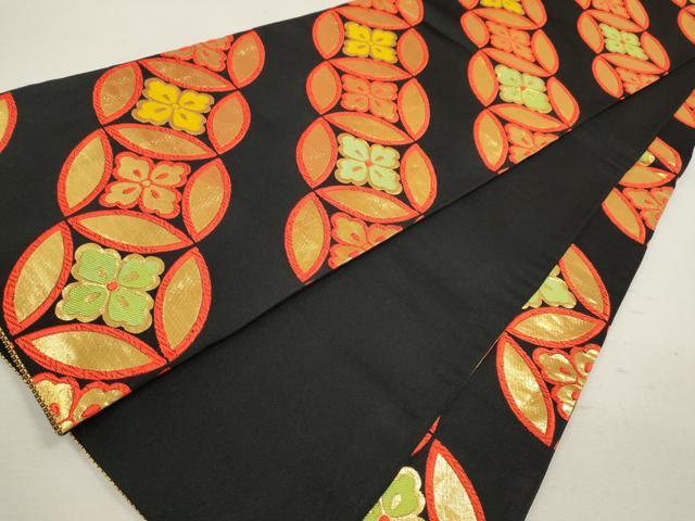 平和屋着物[]七五三　女の子　７歳　祝着　四つ身　袋帯セット　駒刺繍　糸車鞠舞蝶花文　暈し染め　金銀彩　逸品　CAAZ7027ze_6