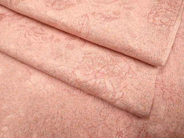 平和屋着物●上質な小紋　辻が花地紋　正絹　逸品　DAAZ5097du