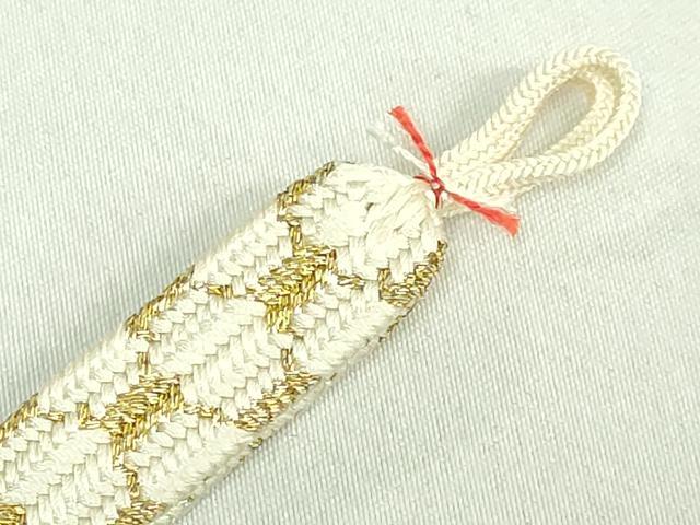 亀甲組 平和屋本店●極上　有職組紐道明　帯締め　亀甲組　金糸　宮内庁御用　国立博物館御用　東京芸術大学御用 　逸品　未使用　DAAM3842ic \\u2013 有職組紐 道明
