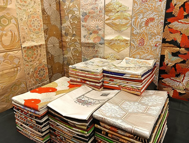 平和屋着物■袋帯 西陣 まとめて100点 鳳凰 向い鶴 孔雀 鴛鴦 蝶 人物 風景 更紗 花柄 作家物 手描き 佐賀錦 未使用品あり 全て正絹 mmm954