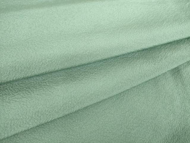 平和屋着物●上質な色無地　錆青磁色　正絹　逸品　DAAY9538az