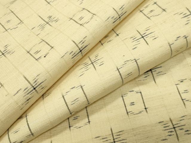 平和屋着物●上質な紬　吉祥文　正絹　逸品　CABA9610gh