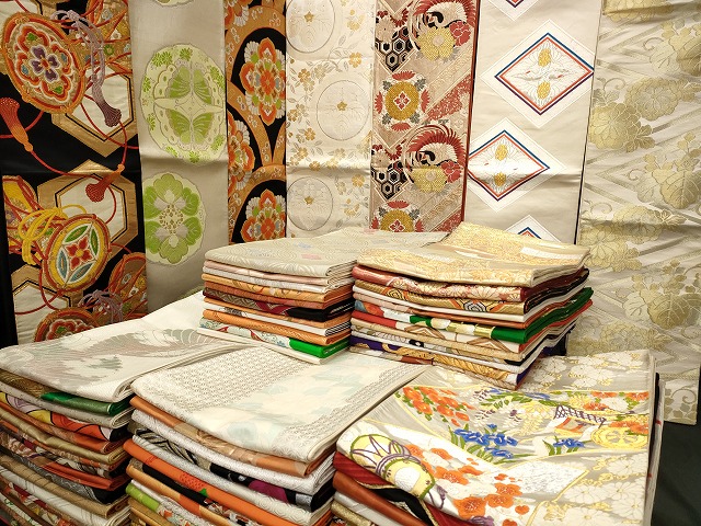 平和屋本店■袋帯 西陣 まとめて100点 鳳凰 向かい鶴 向かい蝶 花柄 七宝 宝相華 楽器 金銀糸 など 未使用品あり 全て正絹 se3796