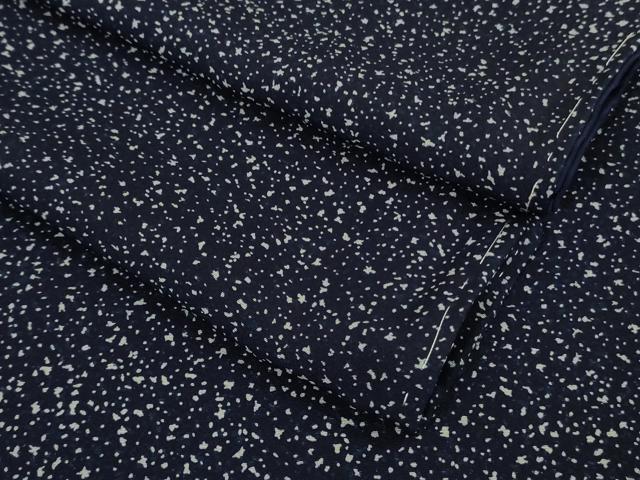 平和屋着物●極上　藍造り国選定無形文化財　藍師・佐藤昭人　藍香房　天然藍染　小紋　濃紺地　逸品　未使用　DZAA4871kh6