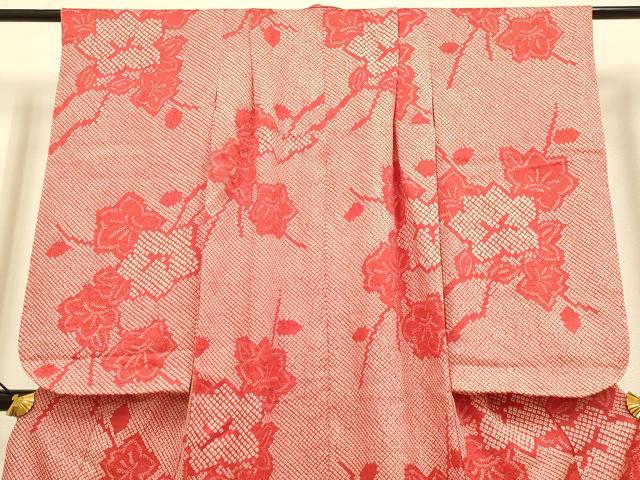 平和屋本店∵極上　女の子　十三参り　子供　祝着　総絞り　枝花文　逸品　DZAB3249kh6_2