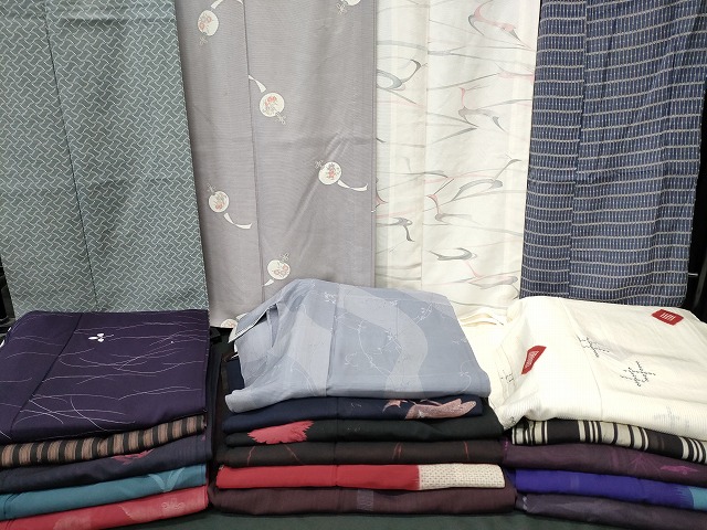 平和屋本店■夏物 小紋 絽 紗 まとめて20点 鶴 花柄 手描き 絞り 型染め 着用可能多数 全て正絹 se3803