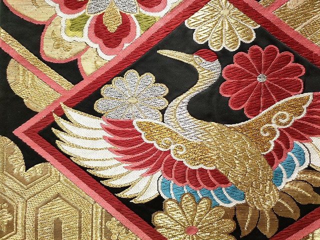 平和屋本店□袋帯 西陣 まとめて100点 鶴 孔雀 花柄 宝相