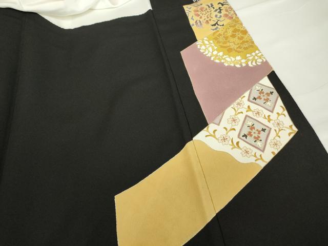 平和屋着物○創業460年・千總 黒留袖 駒刺繍 正倉院