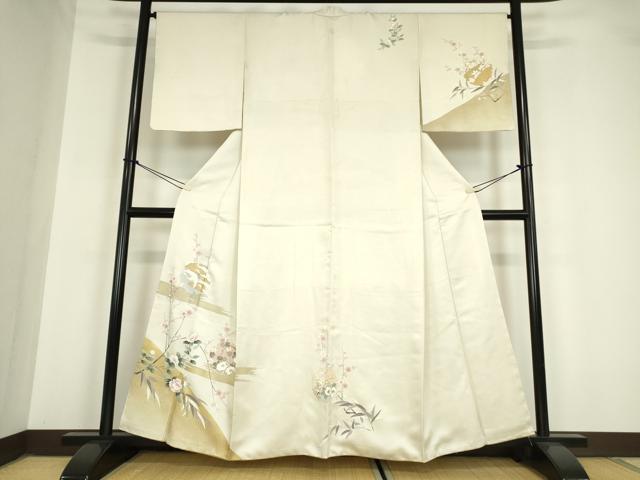 平和屋着物●訪問着　雪輪吉祥花文　金彩　正絹　逸品　DAAY9629az