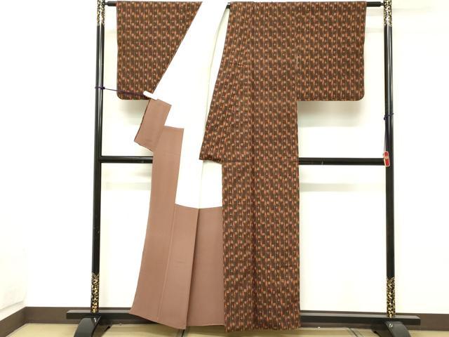 平和屋着物▽上質な紬　単衣　濃藍色　正絹　逸品　DAAV9681sf 楽天市場】平和屋着物○藍染作家 喜多野良造 訪問着 花蝶唐草文