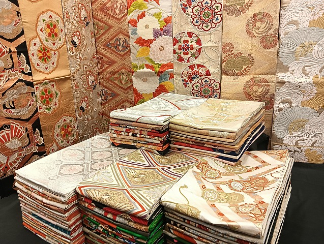 平和屋着物■袋帯 西陣 まとめて100点 鳳凰 向かい鶴 向かい尾長鳥 蝶 更紗 七宝 正倉院 宝相華 楽器 佐賀錦 未使用品あり 全て正絹 mmm964