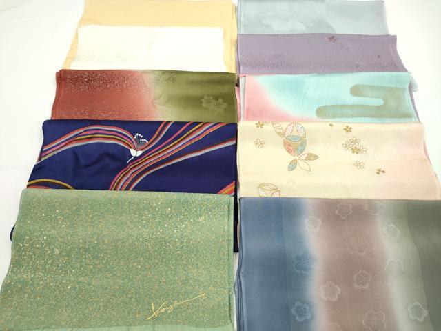 平和屋着物★和装小物　帯揚げ10枚セット　正絹　逸品　CABA9291ju