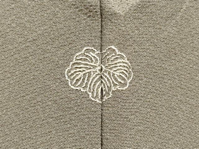 平和屋着物●極上　本草木染作家　啓圓　色無地　濃い胡桃染色　逸品　未使用　DZAB3884kh6_9