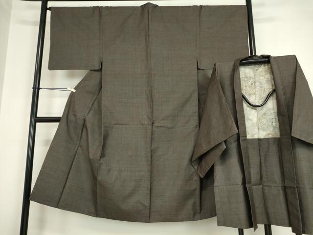 平和屋着物●男性　男柄の最高峰　西郷柄　西郷絣　本場大島紬　アンサンブル　絣文　正絹　逸品　DABA4015az