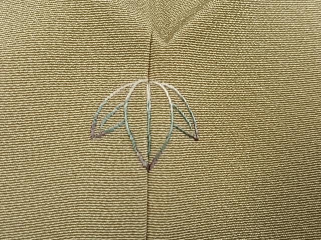 平和屋着物●本加賀友禅作家　金丸充夫　訪問着　枝花文　正絹　逸品　AABF0003ph