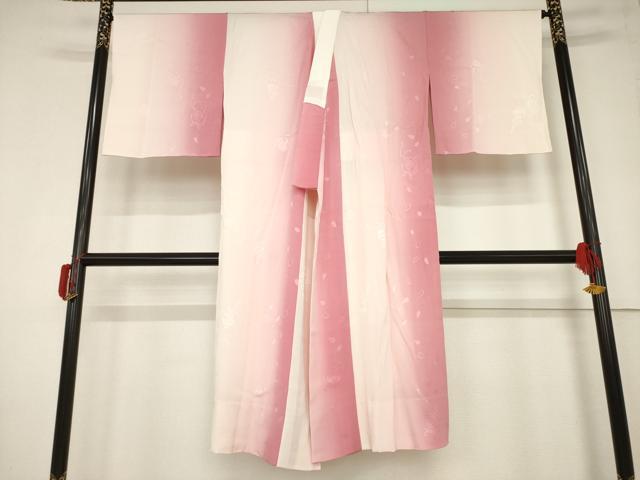 平和屋着物●中村玉緒　長襦袢　無双仕立て　間道　鈴　暈し染め　正絹　逸品　未使用　AABF3961ck 15,184円
