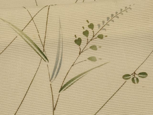 平和屋着物＊夏物　小紋　絽　萩文　正絹　逸品　AABF6825jd_5