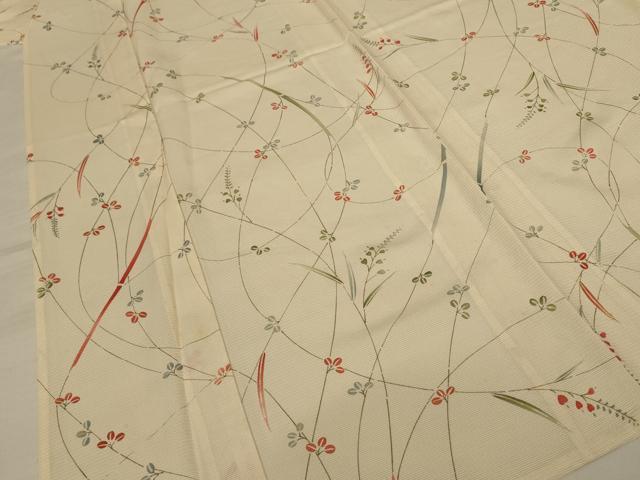 平和屋着物＊夏物　小紋　絽　萩文　正絹　逸品　AABF6825jd_3