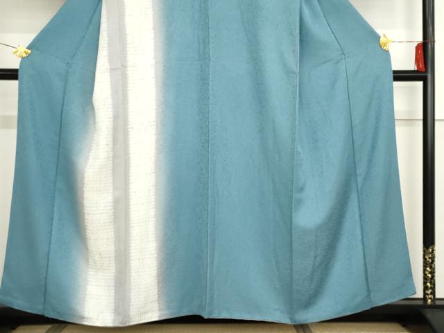 平和屋着物●訪問着　杢目絞り　間道　暈し染め　正絹　逸品　AABF6630cs 平和屋着物○訪問着 杢目絞り 間道 暈し染め 正絹 逸品 AABF6630csの