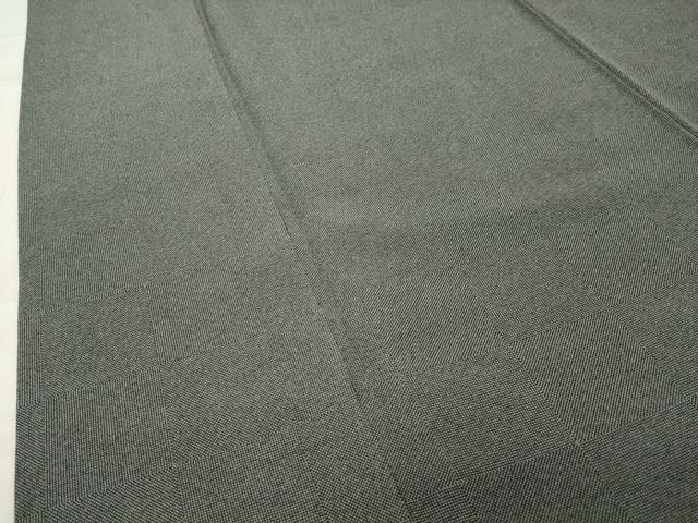 平和屋着物●伝統工芸士　関正三郎　江戸小紋　角通し　行儀　黒地　正絹　逸品　CABC8128gh_3