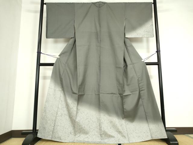 平和屋着物●訪問着　本場染大島紬　霞文　さが美扱い　正絹　逸品　未使用　DABA4885az 平和屋着物○訪問着 本場染大島紬 霞文 さが美扱い 正絹 逸品 未使用