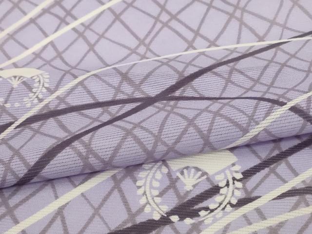 平和屋着物＊夏物　色留訪問着　絽　芝文　洗える着物　AABF9500jd_4