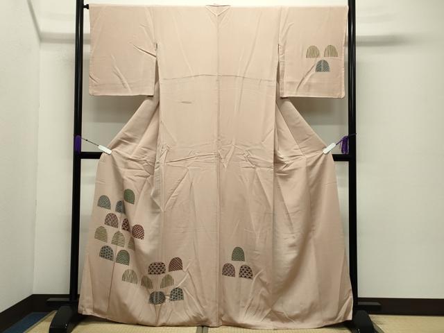 平和屋着物●訪問着　吉祥文　正絹　逸品　CABC8193gh
