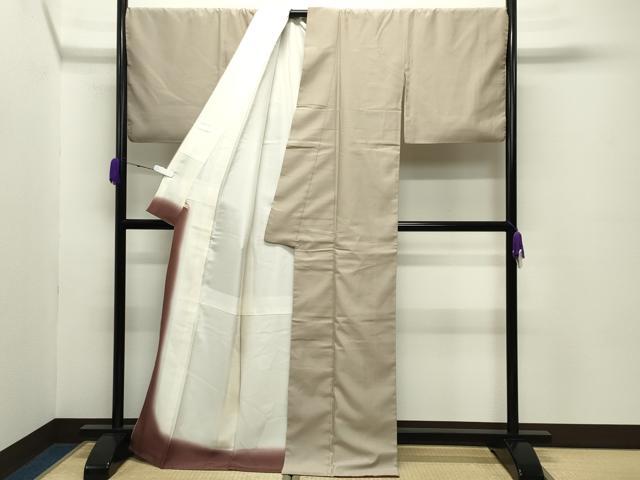 平和屋着物●上質なお召　花尽し　正絹　逸品　CABC8380gh_2