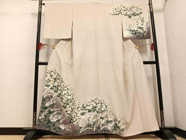 平和屋着物●訪問着　草花文　暈し染め　正絹　逸品　AABG7304ph 35,490円